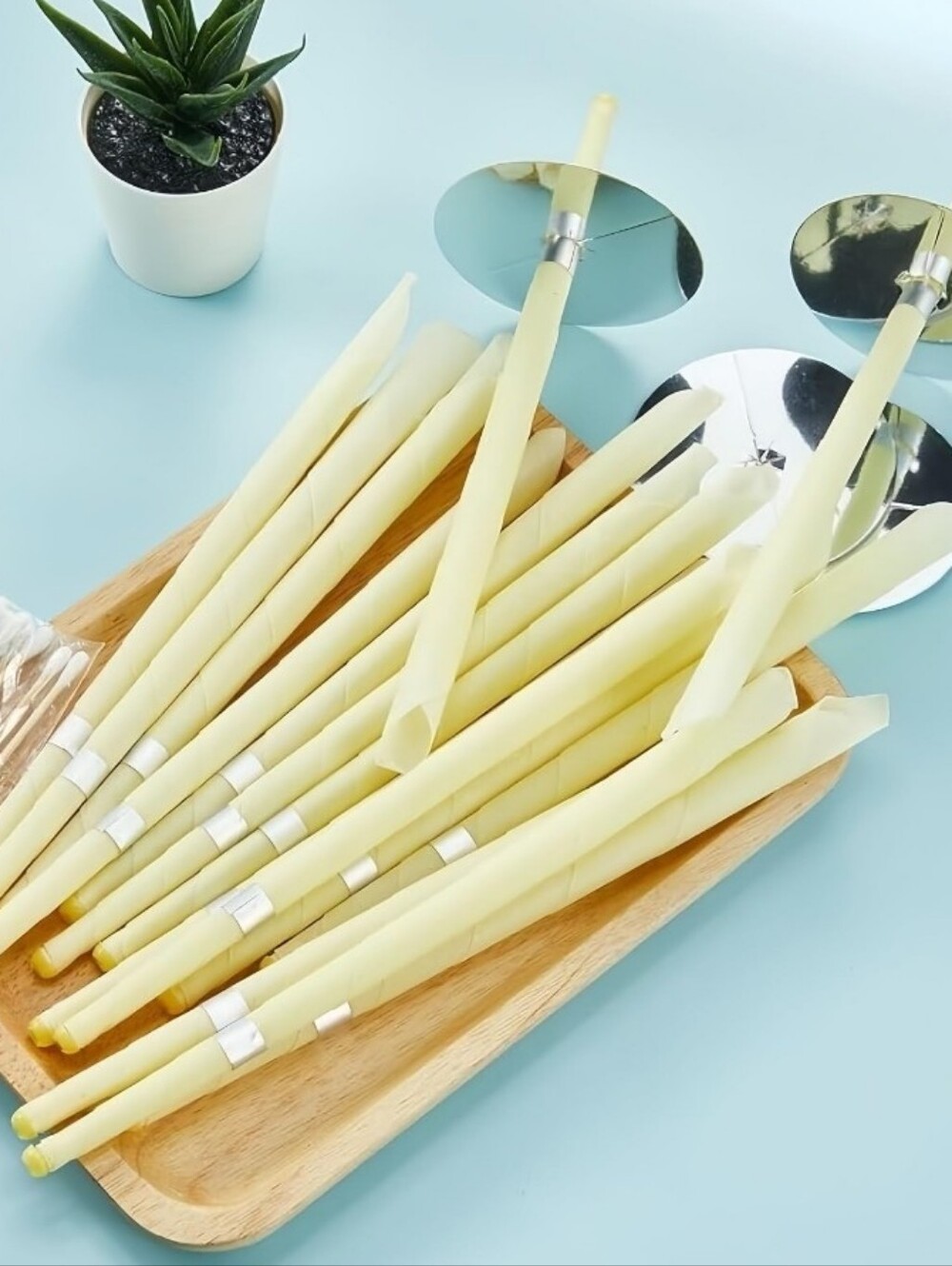 NWT 12 Piece Natural Beeswax Ear Wax Candles